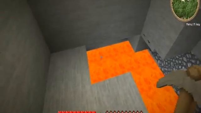 Играю в майнкрафт 1.2.5-Часть 3 "Лава" смотреть онлайн