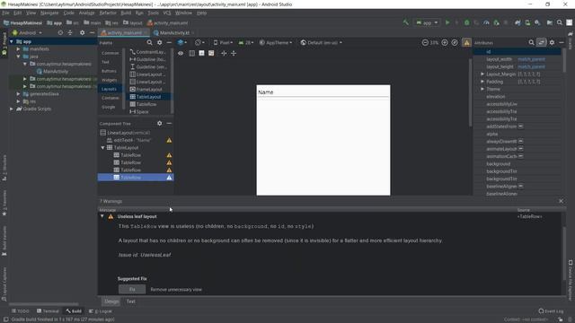 8.1 Hesap Makinesi Uygulaması - Arayüz tasarımı, Material Design (LinearLayout,TableLayout,TableRow смотреть онлайн