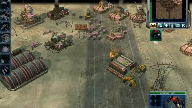 Command & Conquer 3 Tiberium Wars, Online 1v1, Tournament Dustbowl map смотреть онлайн