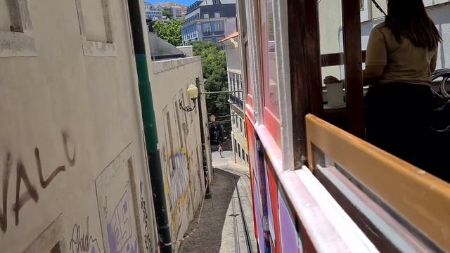 ?? Riding LISBONs Famous Lavra Funicular Elevador do Lavra  Portugal  4K HDR 60fps