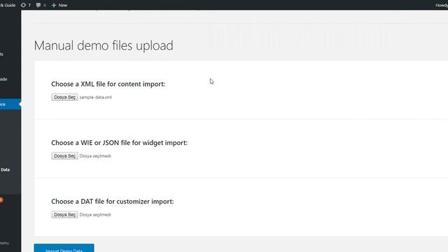 How to import Trip & Guide - Tour, Travel & Travel Agency Theme demo content смотреть онлайн