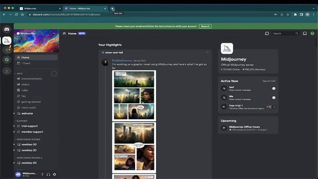 MidJourney sign-up for beginners and MacOS installation of Discord смотреть онлайн