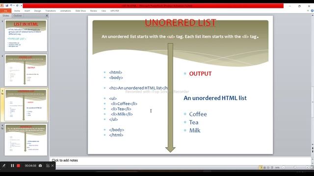 Explaination of list ,Types of list in HTML . ORDERED LIST , UNORDER LIST, DEFINITION LIST. смотреть онлайн