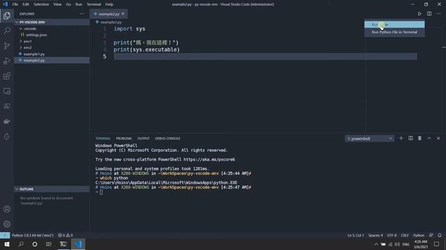 在 Visual Studio Code 下設定 Python 直譯器路徑 смотреть онлайн