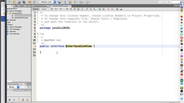 Lập trình Java 2 - 1.1 - Tạo interface trong Java смотреть онлайн