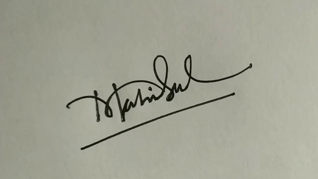 M signature style । How to create my own signature смотреть онлайн