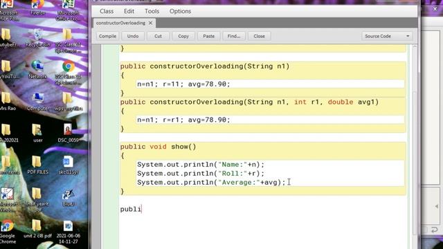 Constructor overloading in Java #ShardaKarmakar #OOP #Java смотреть онлайн
