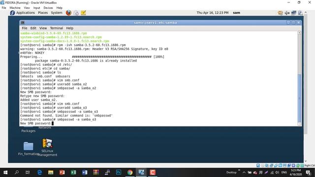 ??Installation et configuration service SAMBA smb.con? смотреть онлайн