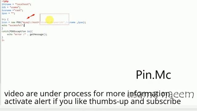 PHP PDO tutorials | PHP data object PDO connection | PDO connection| My Edited Video смотреть онлайн