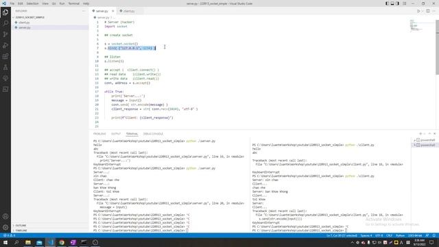Lập trình socket | hack bằng python | python pentest 01 0 network socket chat application смотреть онлайн