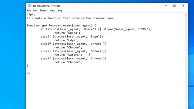 How to Get Browser Name of Client in PHP смотреть онлайн