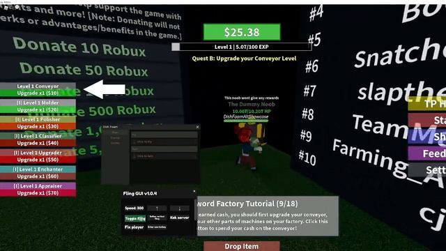 Dish Foam Script Showcase (Roblox Sword Factory Script) (DUPE SWORDS, SPIN, FLY) смотреть онлайн
