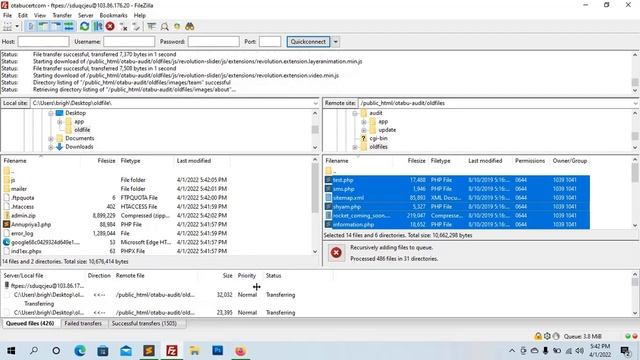 How to create Backup from FileZilla. смотреть онлайн