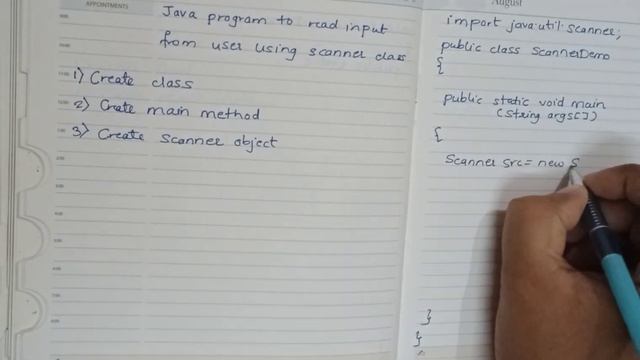 Java Program to Read Input from User using Scanner Class смотреть онлайн