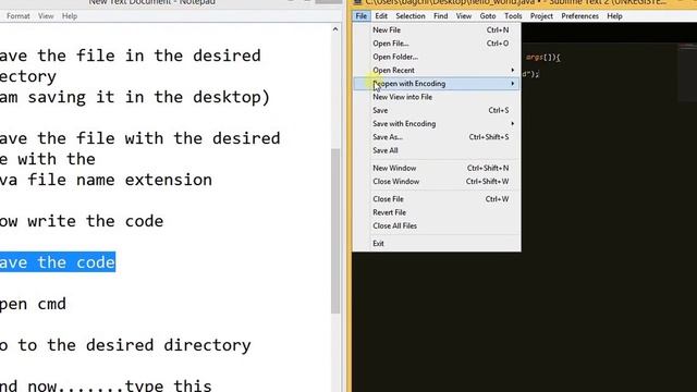 how to compile and run java code via cmd смотреть онлайн