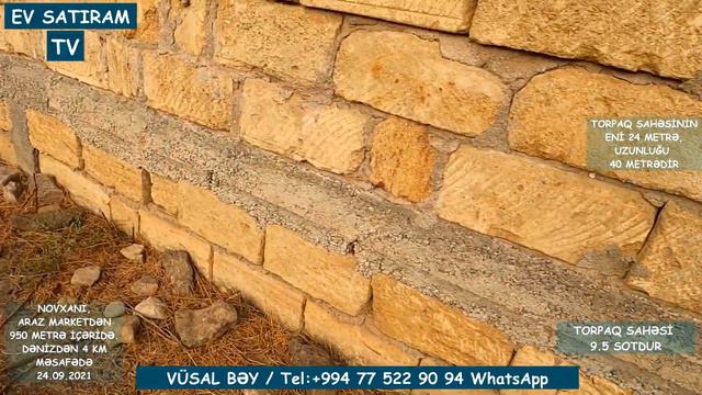 TORPAQ SAHƏSİ SATILIR NOVXANIDA/Недвижимость в Баку / EV SATIRAM TV/ Недвижимость в Азербайджане смотреть онлайн