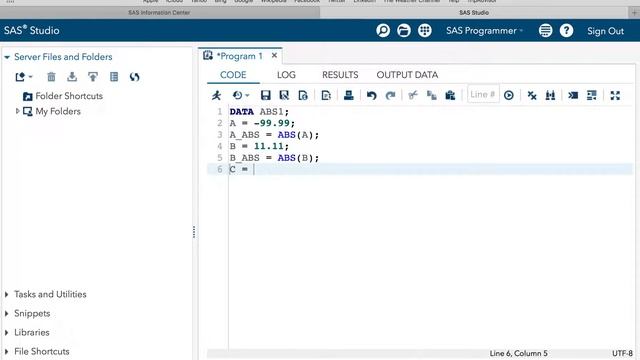 Base SAS Numeric Function - PART 5 (ABS and MOD ) смотреть онлайн
