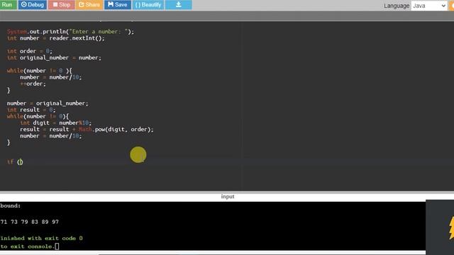 Java Program to Check Armstrong Number смотреть онлайн