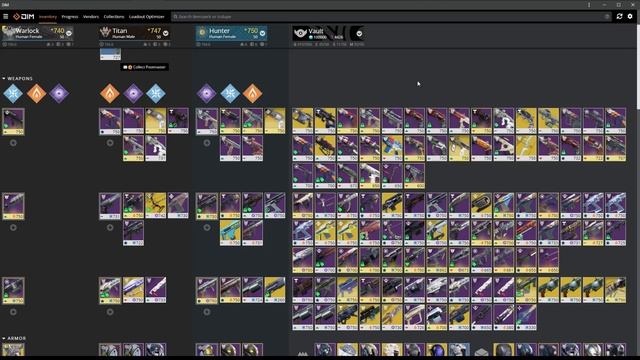 Destiny 2 |  Destiny Item Manager Quick Tips Vault Cleaning (DIM)