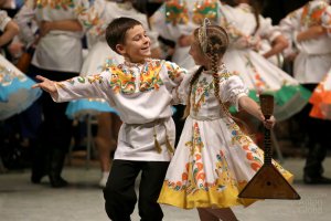 Русский шуточный танец «БАЛАЛАЙКА», Ансамбль Локтева