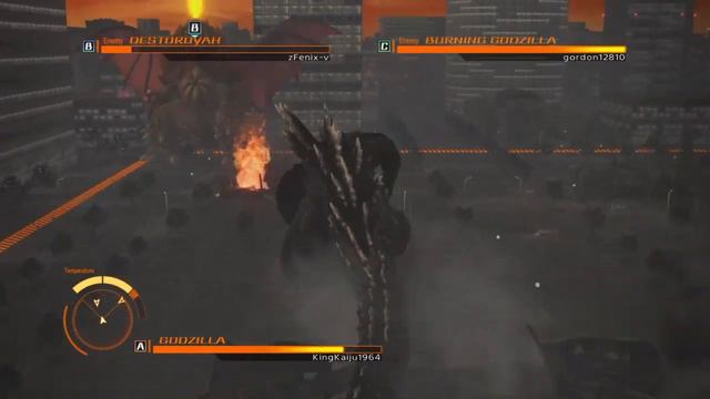 Godzilla PS4 Online Battles: Godzilla vs Destroyah vs Burning Godzilla смотреть онлайн