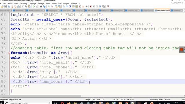 Update Records of MySQL Table Using PHP and MySqli Prepared Statement Part 1 смотреть онлайн