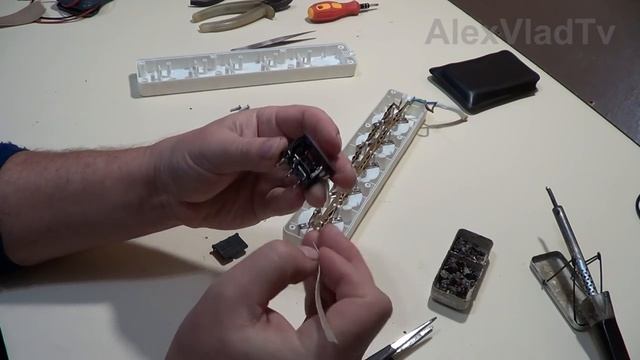 Сетевой фильтр, ремонт кнопки смотреть онлайн