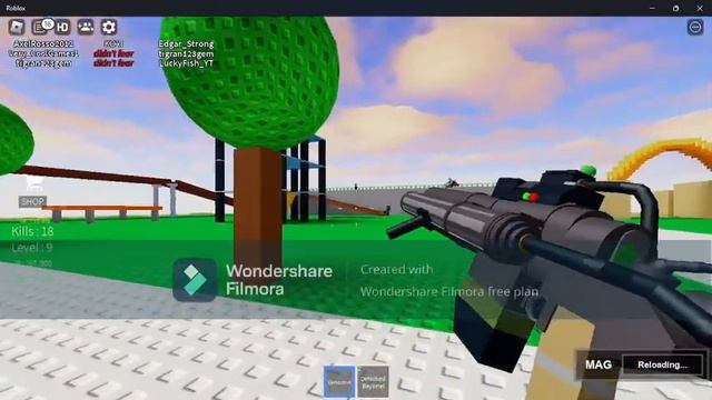 Я играю в Totally Accurate Gun Simulator - Roblox смотреть онлайн