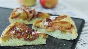 Яблочный пирог на сковороде. Вкуснее, чем в духовке! Класс! Шарлотка на сковороде