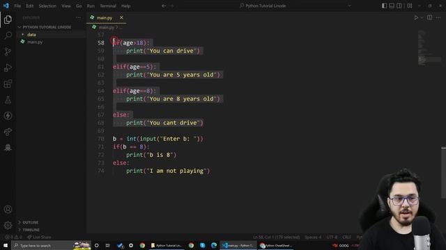 The Ultimate Python Crash Course Featuring Code With Harry | Full Python 101 Beginner Tutorial смотреть онлайн