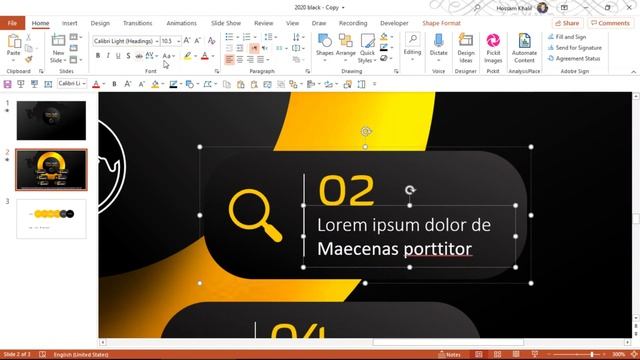 Six steps animated infographic report | PowerPoint Slide смотреть онлайн