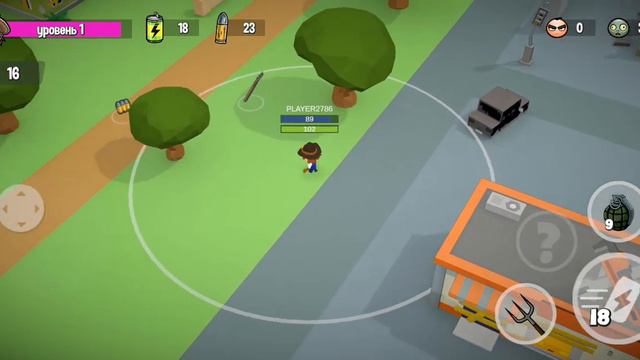 Играю в Zombie Royale смотреть онлайн