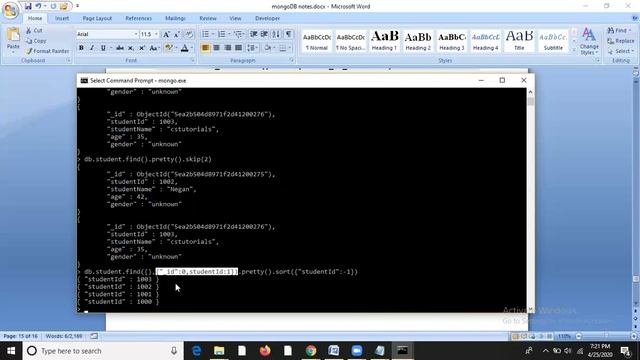 MongoDB tutorial lecture 12 : skip() limit() and sort() functions with example in mongoDB смотреть онлайн