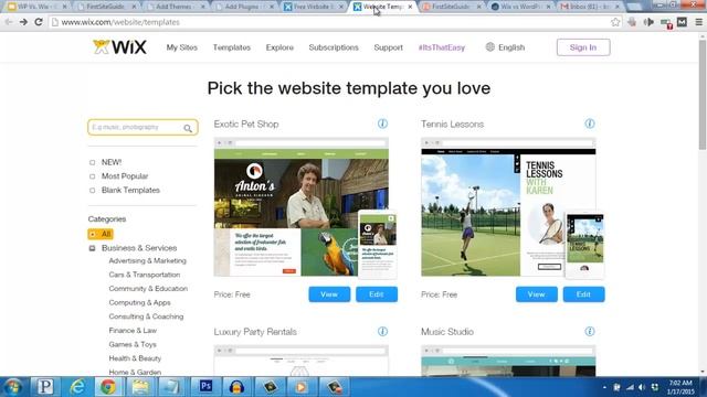 WordPress vs Wix Software / Tools Comparison смотреть онлайн