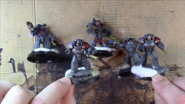 Horus Heresy Space Wolf Varagyr Terminators. Tactics rules and paint scheme. смотреть онлайн