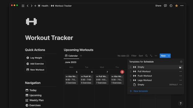 The Best Workout Tracker Template for Notion смотреть онлайн