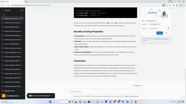 python class with properties смотреть онлайн
