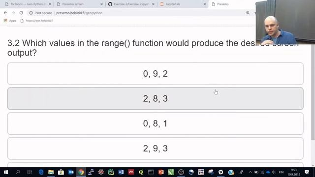 Geo-Python Lesson 3.1 - Repeating tasks with definite loops смотреть онлайн