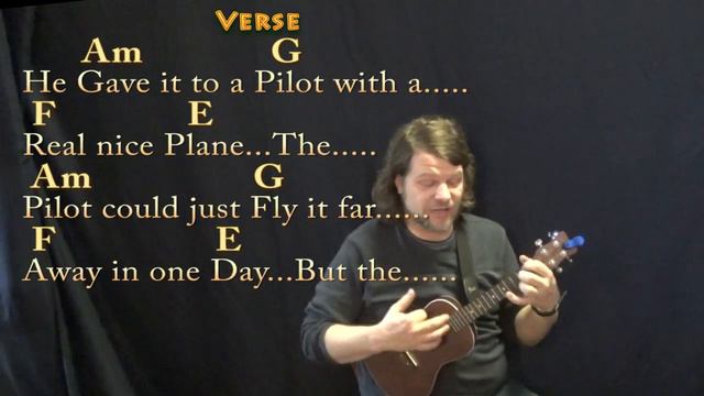 The Cat Came Back (Kid Song) Ukulele Cover Lesson in Am with Chords/Lyrics смотреть онлайн