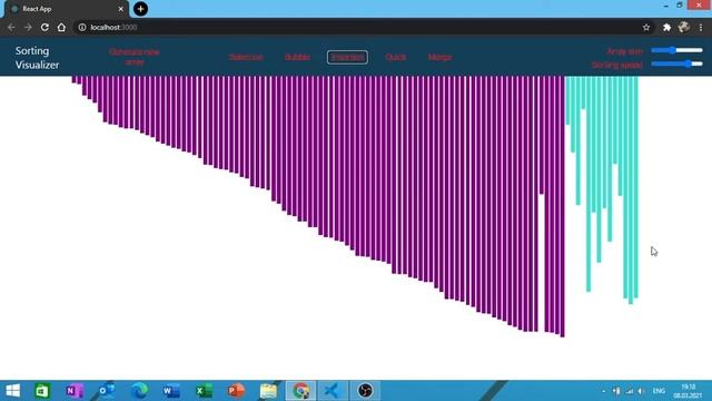 Sorting visualizer project showcase смотреть онлайн