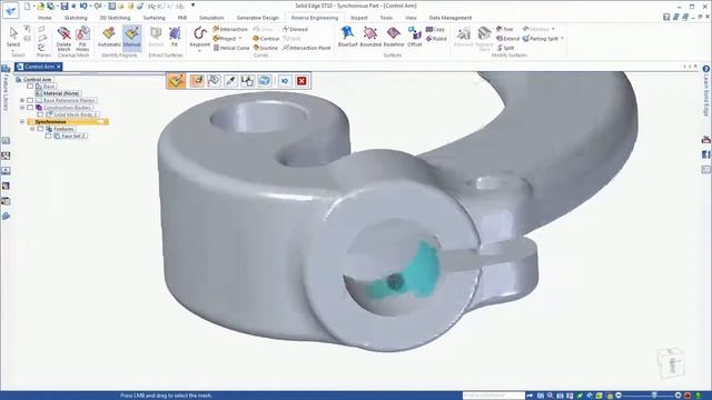 Что нового в Solid Edge ST10 – Обратный инжиниринг смотреть онлайн