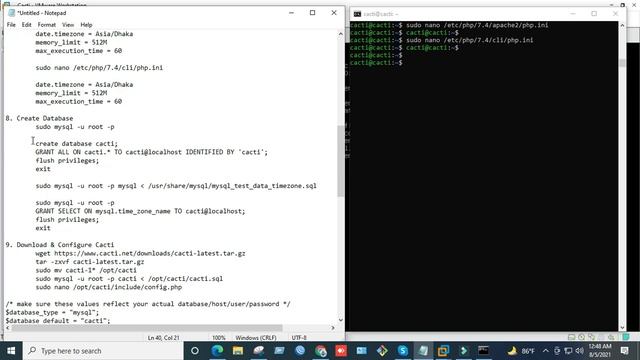 How to Configure Cacti Server on Ubuntu 20.04 LTS || RRDTool based смотреть онлайн