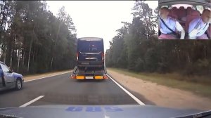 Дорожная погоня ДПС за авто грузовиком со стрельбой (Бешеный грузовик)