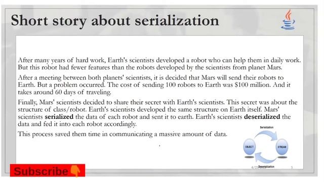 Serialization in Java смотреть онлайн