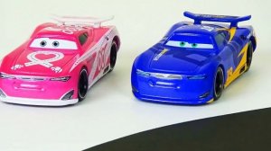 Disney Cars Lightning McQueen VS Jackson Storm Race! Stop Motion  Tomica Special Race vol.1