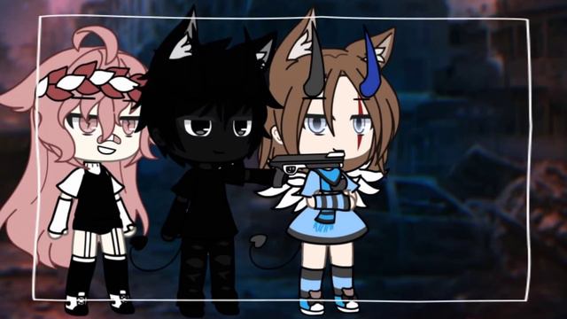 meme "Что за твоей спиной?" //гача лайф// ///AKI UwU и @Cute mikki [ГК]/// смотреть онлайн