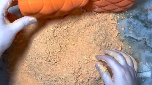 Orange Chalk Crush | Oddly Satisfying | ASMR | Sleep Aid смотреть онлайн