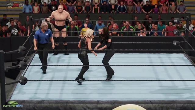 WWE2K19 | Couples Fight | Brock Lesnar & Sable VS. Triple & Stephanie McMahon | Community Wish смотреть онлайн