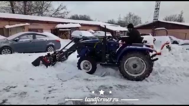 Ловол 244 + КУН Landformer (когда сломался JCB)