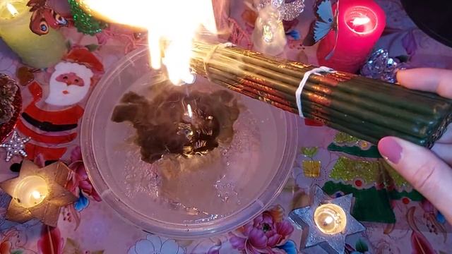 Чистка материального плана через соединение со Святым Духом Иерусалимскими свечами.